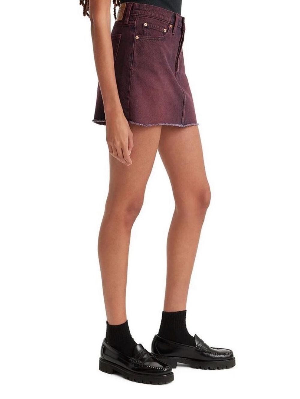 Levi’s Icon Mini Skirt in Red